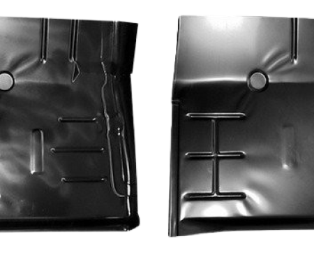 Redline Restomotive® 1972-1993 Dodge Pickup & 1974-1993 Ramcharger (Modify for 4WD) Front Left and Right Cab Floor Pan Section