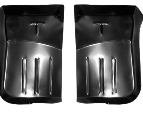 Redline Restomotive® 1967-1979 Ford Pickup / Bronco Front Left and Right Cab Floor Pan Section