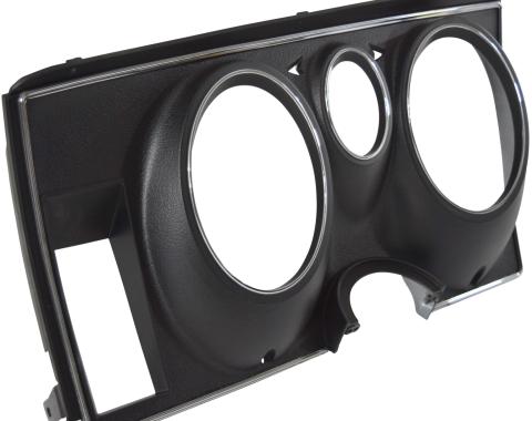 Redline Restomotive® 1971-1973 Ford Mustang Black Instrument Bezel