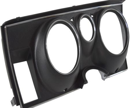Redline Restomotive® 1971-1973 Ford Mustang Black Instrument Bezel