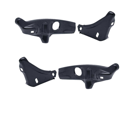 Redline Restomotive® 1968-1972 Chevy II / Nova Front Left and Right 2 Piece Bumper Bracket Set