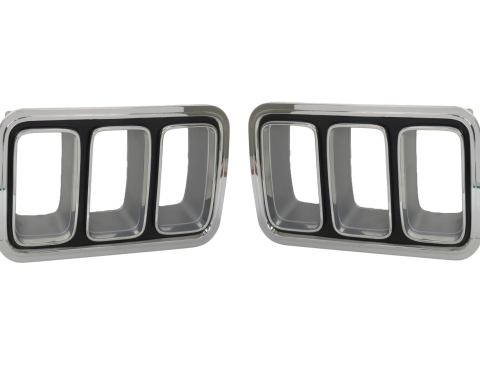 Redline Restomotive® 1970 Ford Mustang Left and Right Hand Tail Lamp Bezel