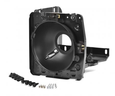 Redline Restomotive® 1971-1973 Ford Mustang Left Hand Headlamp Housing with Mounting Ring