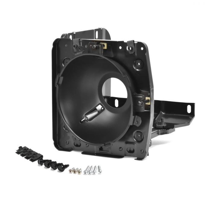 Redline Restomotive® 1971-1973 Ford Mustang Left Hand Headlamp Housing with Mounting Ring