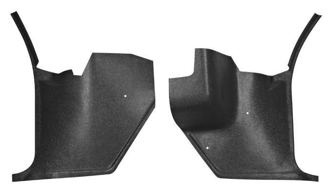 Redline Restomotive® 1968-1972 GM A-Body without Air Conditioning Kick Panel Set