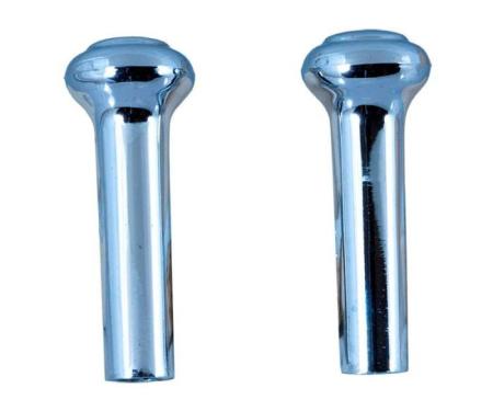 Redline Restomotive® 1968-1978 Ford Car & Truck Chrome Door Lock Knobs
