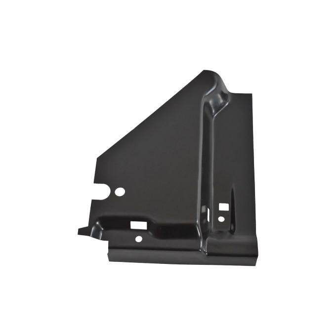 Redline Restomotive® 1967-1969 Camaro / Firebird Right Leaf Spring Floor Pan Reinforcement Under Rear Seat Brace for Spring Eye