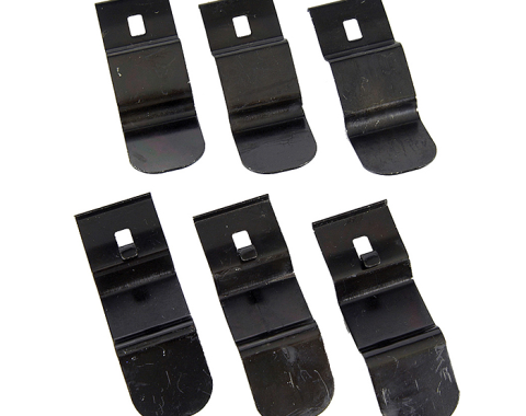 Redline Restomotive® 1969 Chevrolet Camaro 6 Piece Dash Pad Mounting / Attachment Clip Kit