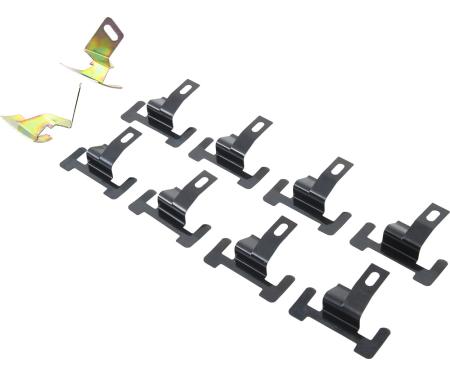 Redline Restomotive® 1968-1974 Chevrolet Nova 10 Piece Lower Windshield Molding Clip Set