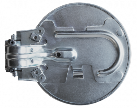 Redline Restomotive® Chevy/Gmc P/U 99-07 Gas Door - Galvanized LG-TP-983
