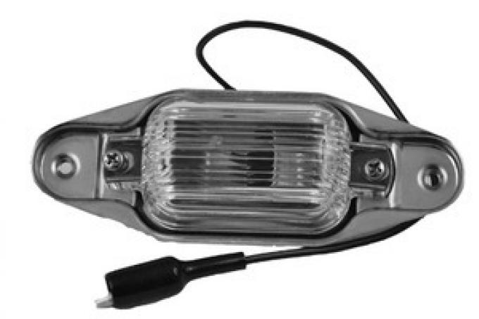 Redline Restomotive® Chevelle/El Camino 64-65, Chev/Gmcc P/U 67-87 (W/Step RR. Bumper) Rear License Lamp Assy. - Left or Right (Use 2 Per Car) LG-00-2716