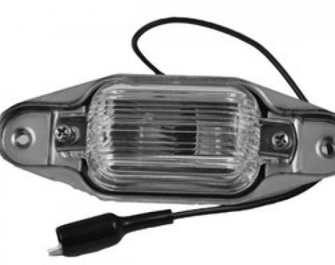 Redline Restomotive® Chevelle/El Camino 64-65, Chev/Gmcc P/U 67-87 (W/Step RR. Bumper) Rear License Lamp Assy. - Left or Right (Use 2 Per Car) LG-00-2716