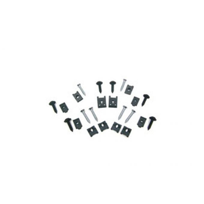 Redline Restomotive® 1970-1972 Chevrolet Corvette Front Grille Attaching Hardware Set