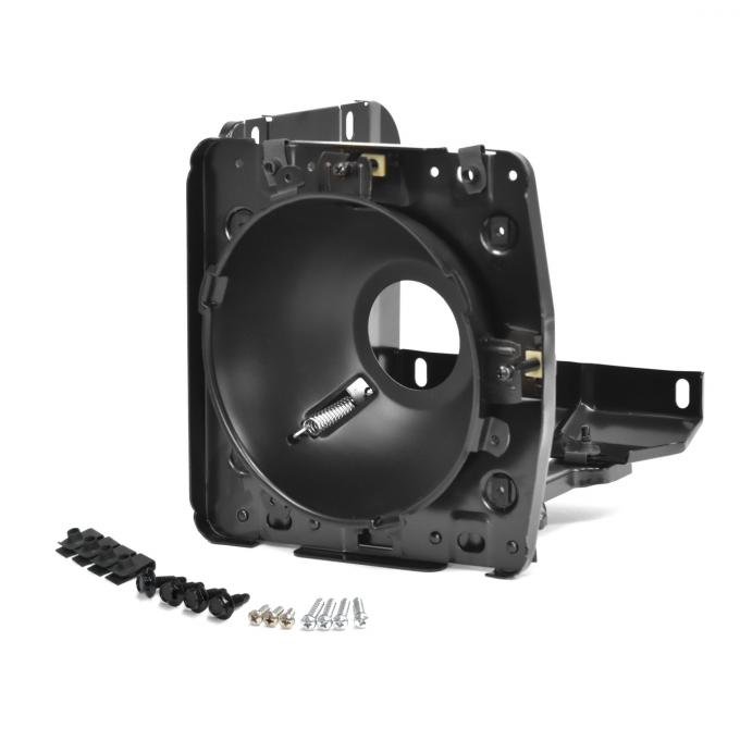 Redline Restomotive® 1971-1973 Ford Mustang Right Hand Headlamp Housing with Mounting Ring