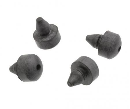 Redline Restomotive® 1984-1996 Chevrolet Corvette 4 Piece Gas Door & Hatch Window Bumper Set