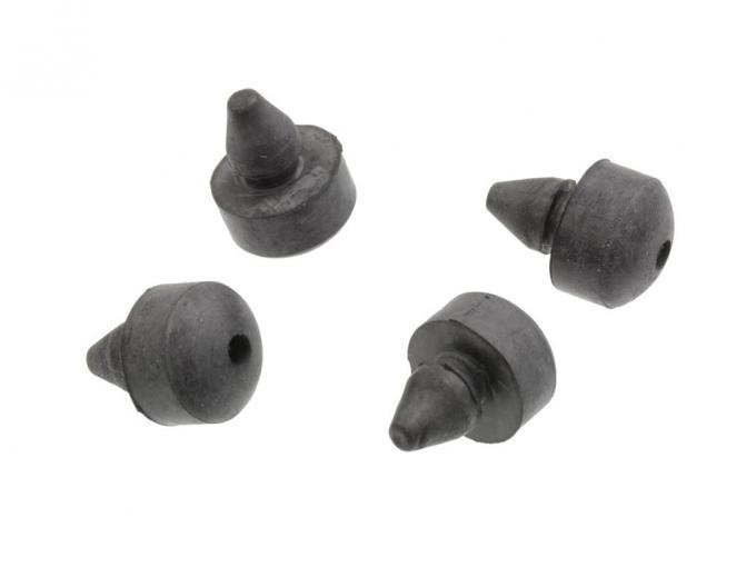 Redline Restomotive® 1984-1996 Chevrolet Corvette 4 Piece Gas Door & Hatch Window Bumper Set