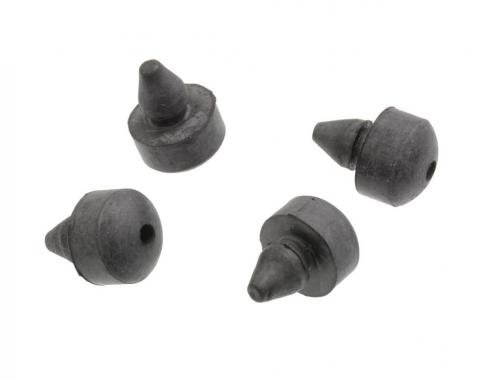 Redline Restomotive® 1984-1996 Chevrolet Corvette 4 Piece Gas Door & Hatch Window Bumper Set