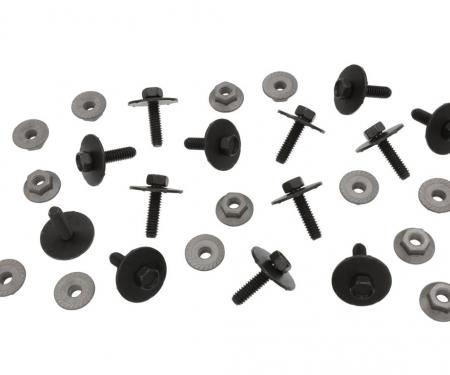 Redline Restomotive® 1984-1990 Front Spoiler / Air Dam Mounting Bolt and Nut Set