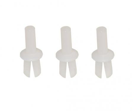Redline Restomotive® 1956-1982 Chevrolet Corvette 3 Piece Plastic Horn Contact Rivet Set