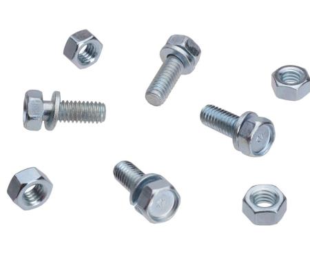 Redline Restomotive® 1963-1982 Chevrolet Corvette Stabilizer / Sway Bar Bracket and Suspension Bumper Bolts Set