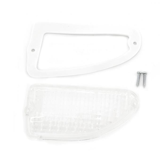 Redline Restomotive® Mustang 70 Parking Lamp Lens (Clear) - LH LG-10-359/LH