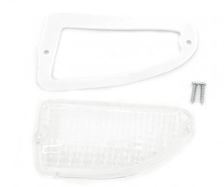 Redline Restomotive® Mustang 70 Parking Lamp Lens (Clear) - LH LG-10-359/LH