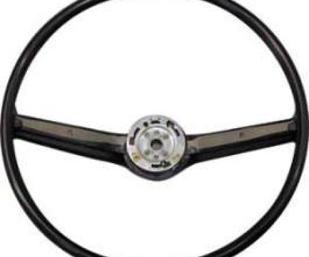 Redline Restomotive® Mustang 68-69 Std (2 Spoke) Steering Wheel w/o Horn Ring LG-10-778