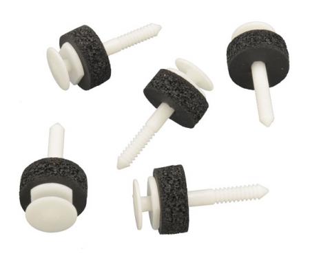 Redline Restomotive® 1997-2013 Chevrolet Corvette 5 Piece Male Door Panel / Headliner Retainer Hardware