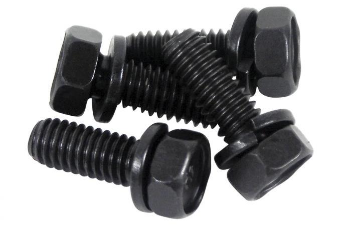 Redline Restomotive® 1965-1982 Chevrolet Corvette 4 Piece Stabilizer Bar Bushing Bracket Bolts