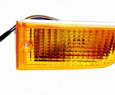 Redline Restomotive® 1971-1972 Ford Mustang Left Hand Amber Parking Lamp Assembly