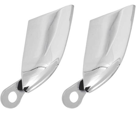 Redline Restomotive® Camaro 70-73 Std (1 Pair) Ft. Bumper Guard Chrome LG-00-1921