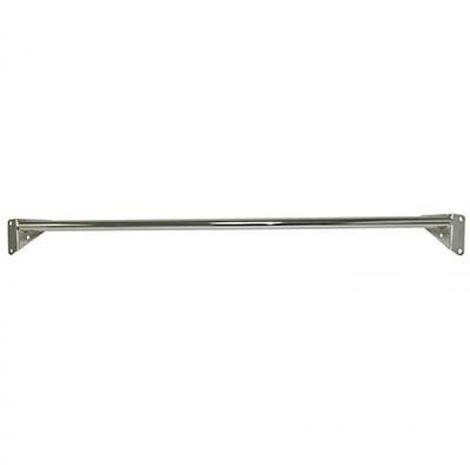 Redline Restomotive® Mustang 64-66 Monte Carlo Bar Chrom, Straight LG-DY-046