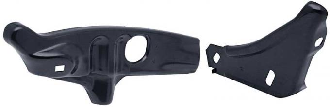 Redline Restomotive® 1968-1972 Chevy II / Nova Front Right 2 Piece Bumper Bracket Set