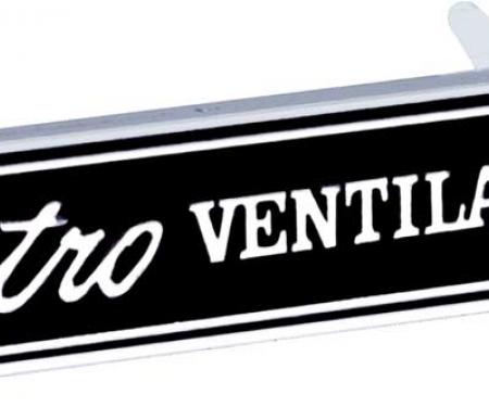Redline Restomotive® Camaro/Firebird/Impala 69-70 Astro Ventilation Emblem LG-00-2388