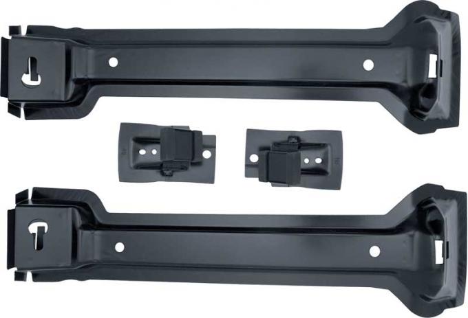 Redline Restomotive® Camaro/Firebird 70-73 Gas Tank Brace Set (4-Pieces) LG-00-1694-A