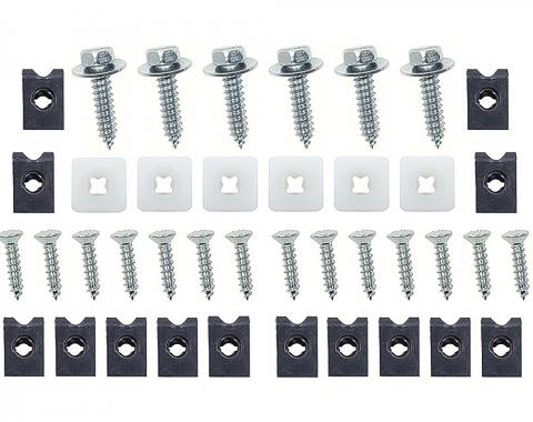 Redline Restomotive® 1969 Chevrolet Camaro 40 Piece Front Grill Fastener Kit