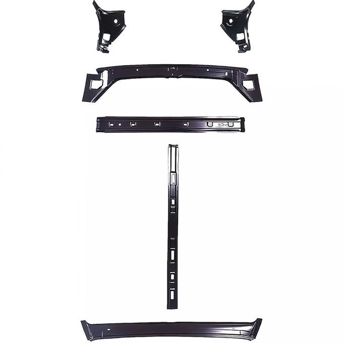 Redline Restomotive® 1968-1972 Chevy II / Nova 2 Door 6 Piece Inner Roof Panel Brace Kit