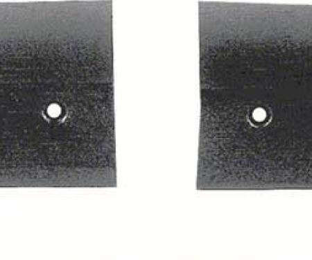 Redline Restomotive® Camaro/Firebird 67-69 Package Tray Corner Trims - Pair LG-00-2419-A
