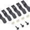 Redline Restomotive® 1973-1980 Chevy Truck 14 Piece Dash Pad Hardware Installation Kit