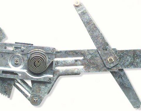 Redline Restomotive® Camaro/Firebird 68-69 Deluxe Window Regulator - LH, Manual LG-00-443/LH