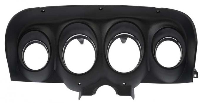 Redline Restomotive® Mustang 69 Instrument Bezel - Black LG-10-567