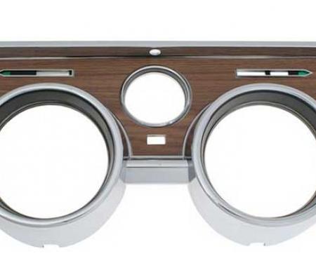 Redline Restomotive® Mustang 68 Deluxe Instrument Bezel - Woodgrain LG-10-150