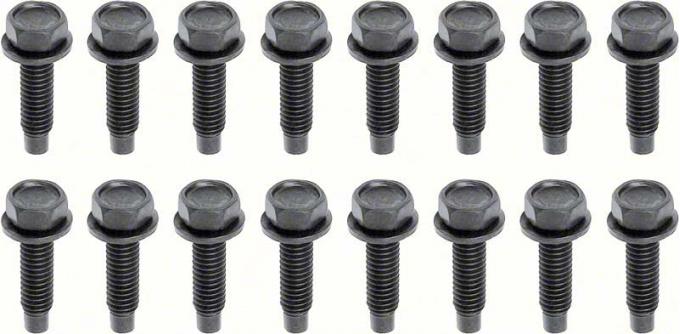 Redline Restomotive® 1968-1981 Camaro / Firebird / Nova 16 Piece Lower Door Hinge Bolt Set