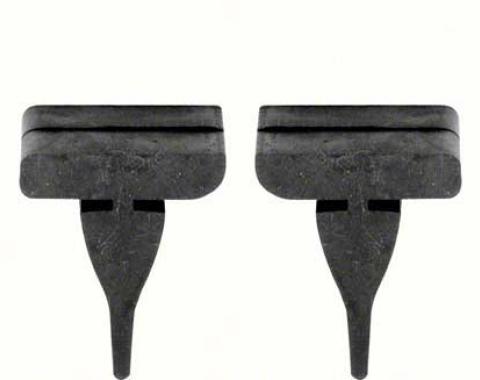 Redline Restomotive® 1967-1968 Pontiac Firebird 4 Piece Rubber Hood Stopper Set