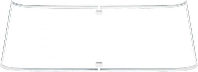 Redline Restomotive® Nova 62-65 Hardtop RR. Window Moulding Set (8-Pieces Set) LG-00-1602-A