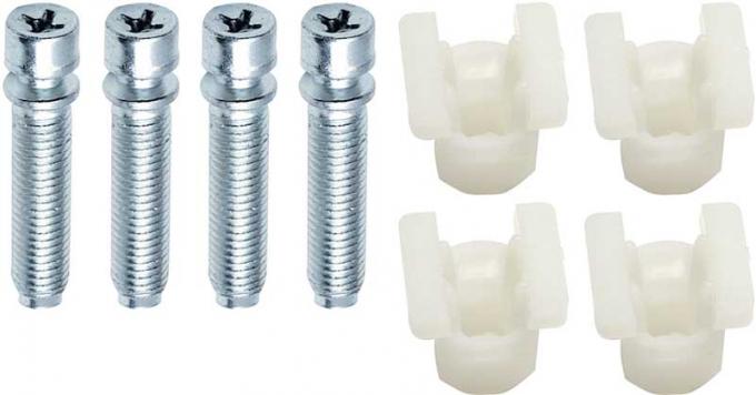 Redline Restomotive® 1962-1966 Chevy Truck & 1962-1964 Chevy II / Nova 8 Piece Headlamp Adjuster Set
