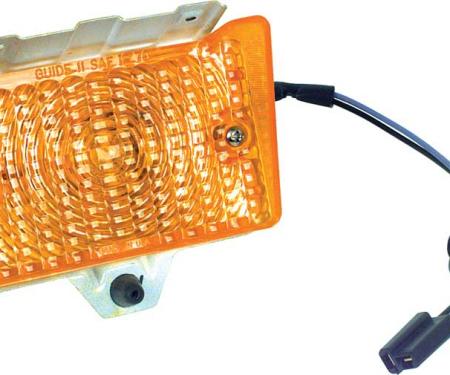 Redline Restomotive® 1971-1972 Chevrolet Nova Left or Right Amber Parking Lamp Assembly
