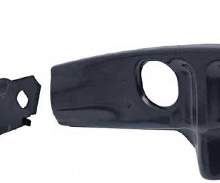 Redline Restomotive® 1968-1972 Chevy II / Nova Front Left 2 Piece Bumper Bracket Set