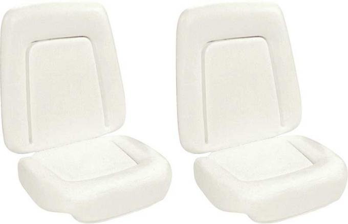 Redline Restomotive® 1967-1968 Chevrolet Camaro with Standard Interior Bucket Seat Foam 2 Piece Set