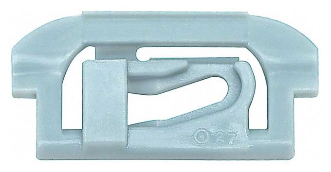 Redline Restomotive® 1975-1990 GM Car Light Green Nylon Molding Clip, 15.25mm x 30.5mm